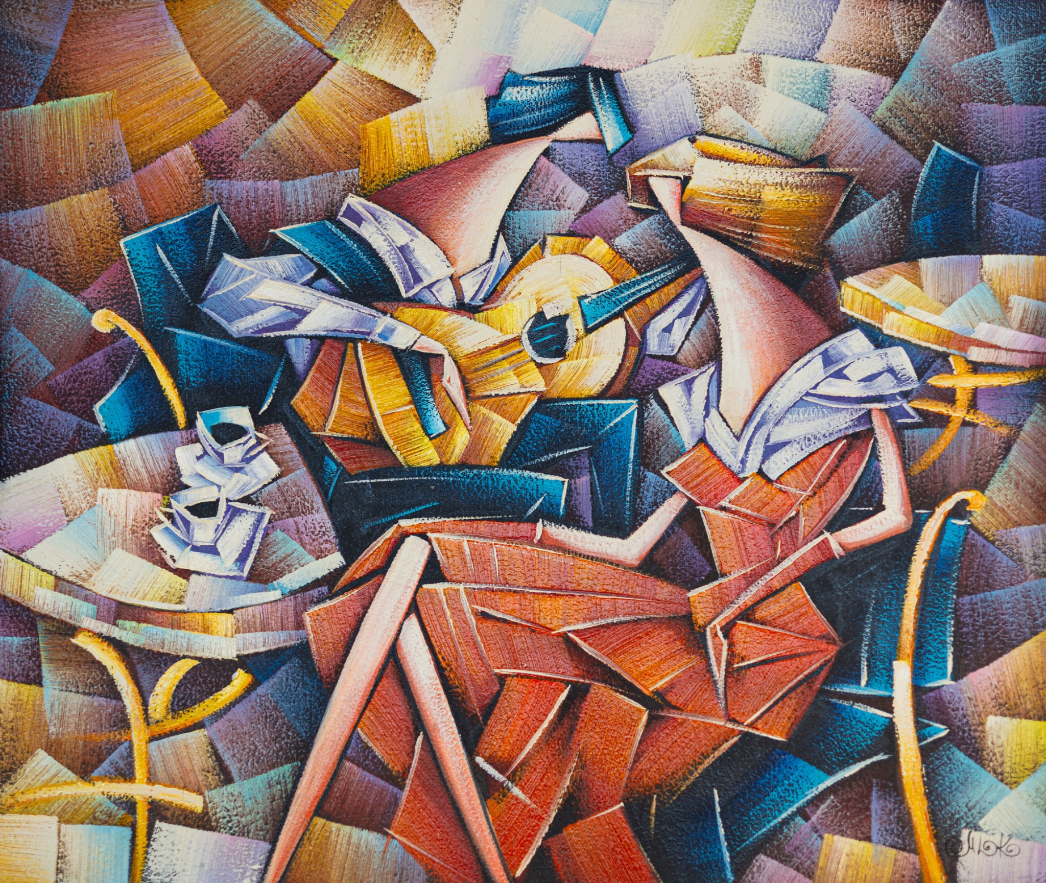The Orchestra — abstract painting