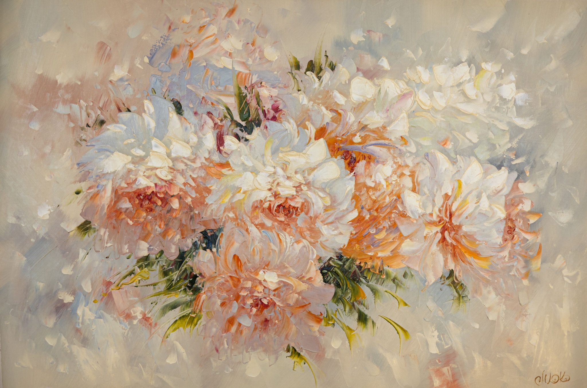 Light in Bloom — floral painting